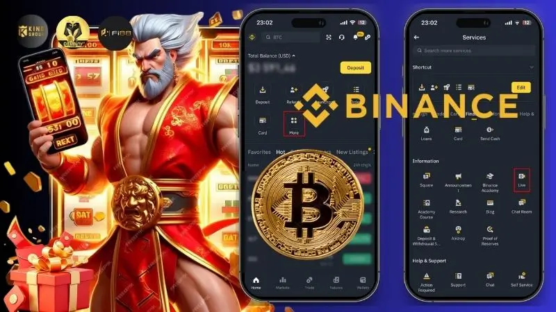 KGVNN hỗ trợ ví Binance bằng nạp tiền USDT